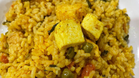 Paneer Pulao by Raji Venkat